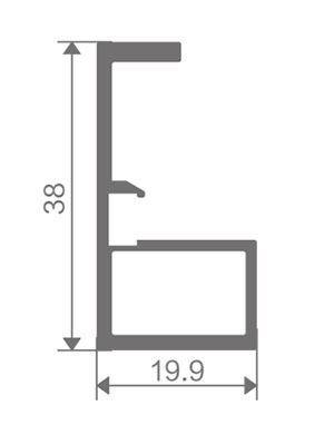 FZ-8801 extruded aluminum profile
