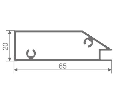 FZ-8821 extruded aluminum profile