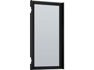 Aluminum Frame Glass Door with Pin Hinge