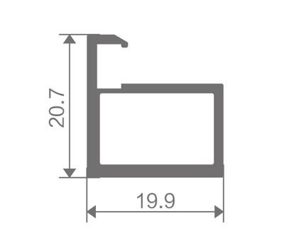 FZ-8802 extruded aluminum profile