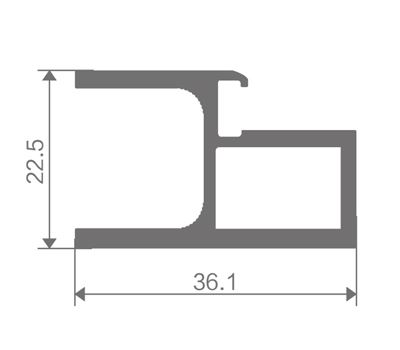 FZ-8026 extruded aluminum profile