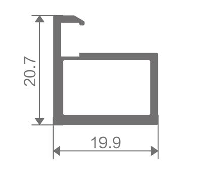 FZ-8802 extruded aluminum profile