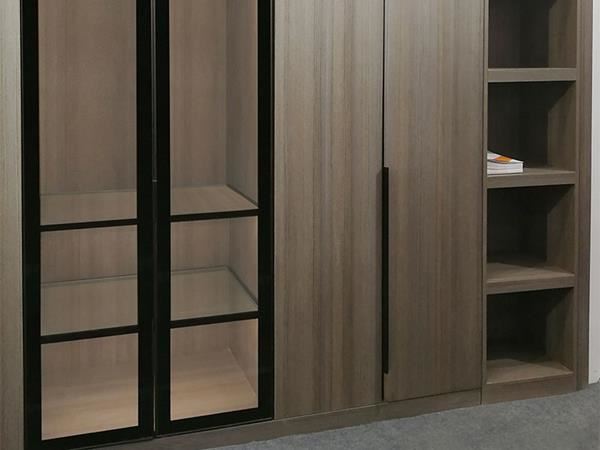 Large Aluminum Frame Glass Cabinet Door