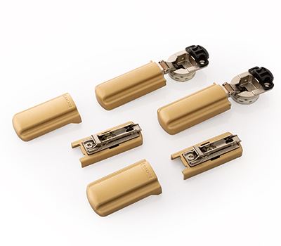 Cushioned cabinet hinge