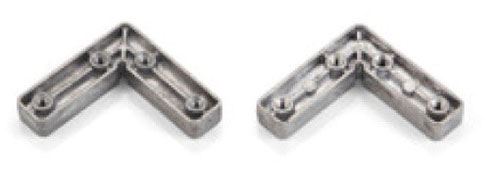 Aluminum frame corner bracket