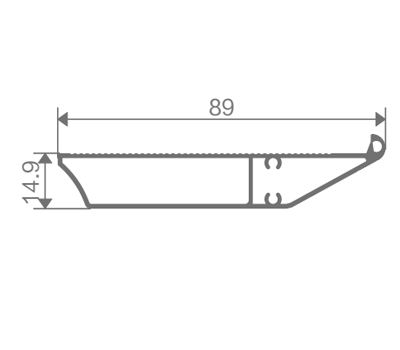 FZ-8836 extruded aluminum profile