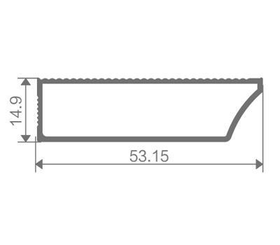 FZ-8837 extruded aluminum profile