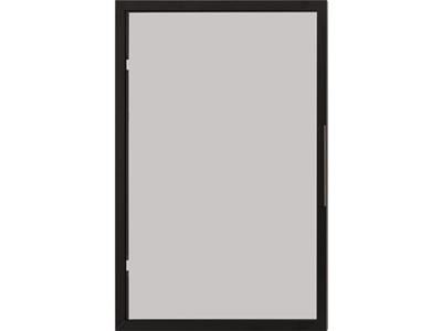 Slim Aluminum Frame Glass Door, Minimalist