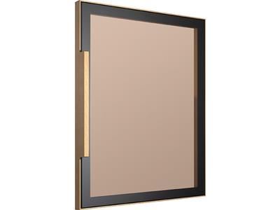 Aluminum Frame Glass Cabinet Door with Concealed Frame