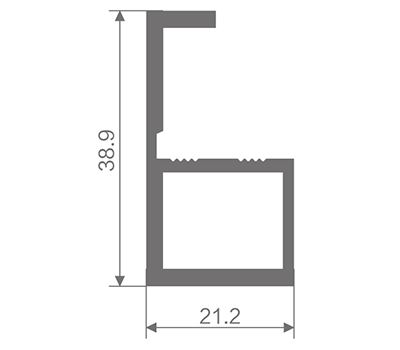 FZ-8807 extruded aluminum profile