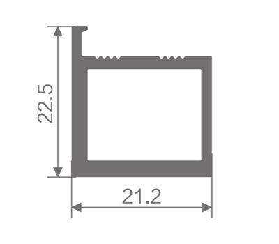 FZ-8808 extruded aluminum profile