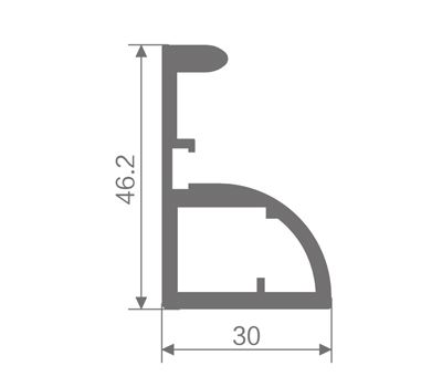 FZ-8812 extruded aluminum profile