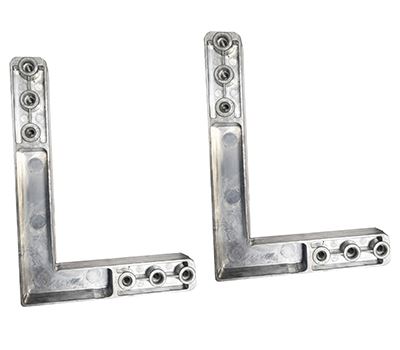 Aluminum frame corner bracket