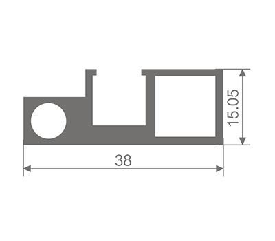 FZ-8814 extruded aluminum profile