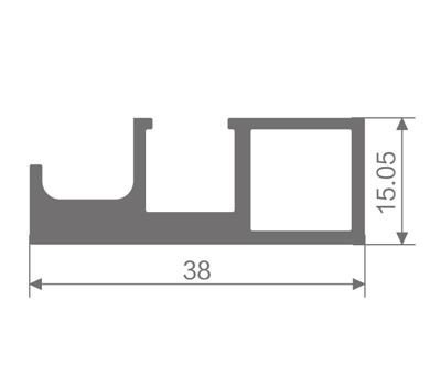 FZ-8815 extruded aluminum profile