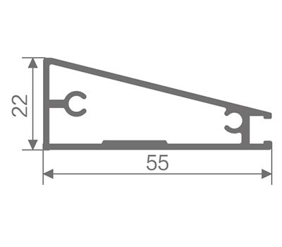 FZ-8818 extruded aluminum profile
