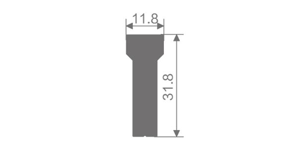 Decorative Aluminum Cabinet Door Handle