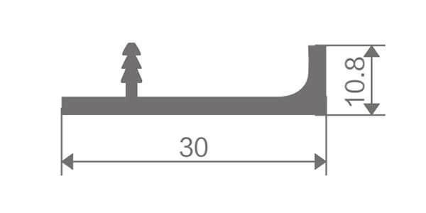FZ-8934 aluminum handle profile