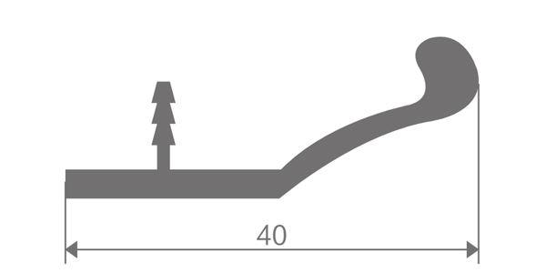 FZ-8941 aluminum handle profile