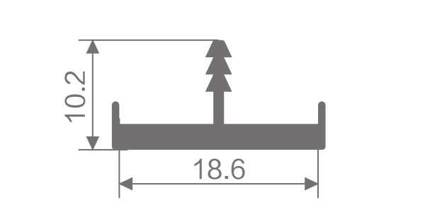 Aluminum Cabinet Bar Pull