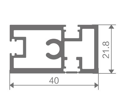 FZ-8844 extruded aluminum profile