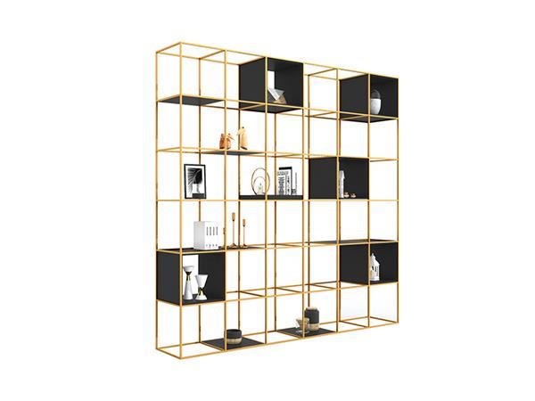 Freestanding Aluminum Frame Glass Cabinet