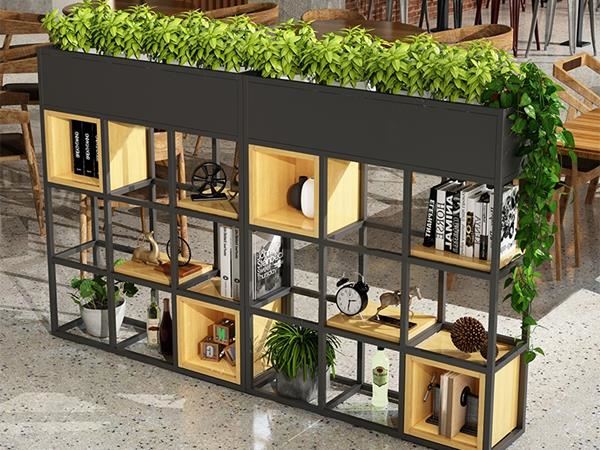 Freestanding Aluminum Frame Glass Cabinet