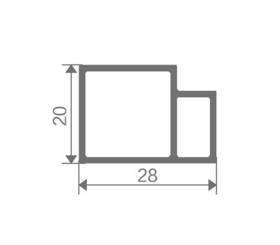 FZ-8842 extruded aluminum profile