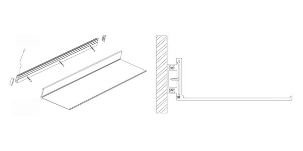 FZ-8901 extruded aluminum profile