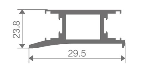 FZ-8853 extruded aluminum profile