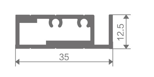 FZ-8844 extruded aluminum profile