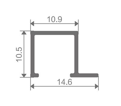 FZ-8865 extruded aluminum profile