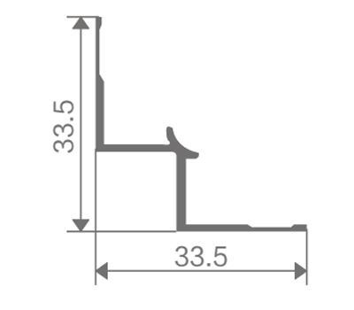 FZ-8871 extruded aluminum profile