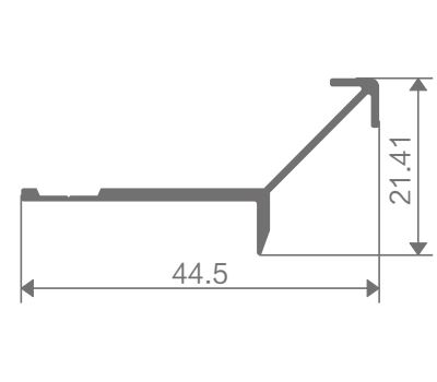 FZ-8875 extruded aluminum profile
