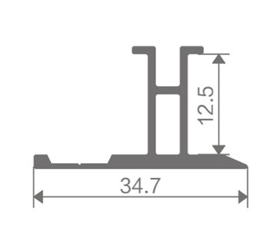 FZ-8877 extruded aluminum profile