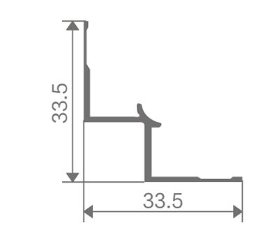 FZ-8878 extruded aluminum profile