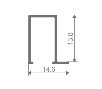 FZ-8879 extruded aluminum profile