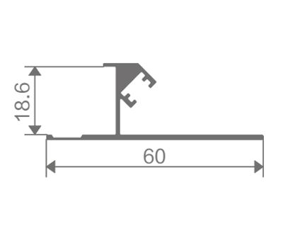 FZ-8884 extruded aluminum profile