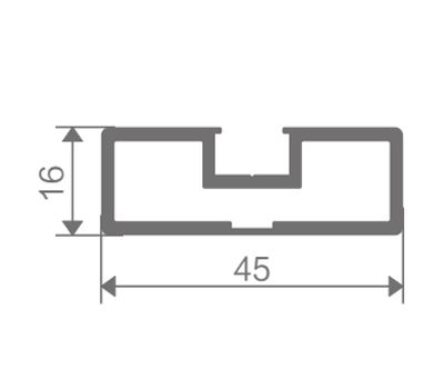 FZ-8886 extruded aluminum profile
