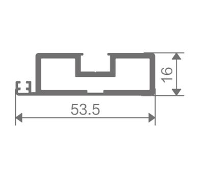 FZ-8888 extruded aluminum profile
