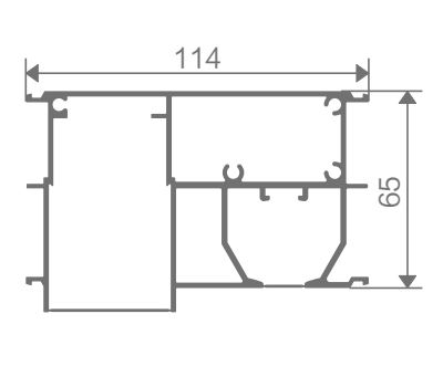 FZ-8892 extruded aluminum profile
