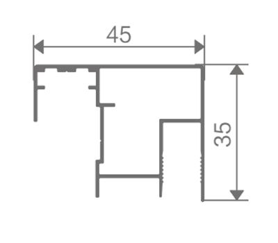 FZ-8894 extruded aluminum profile